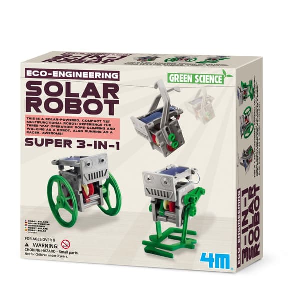 4M - Eco-Engineering 3-in-1 Mini Solar Robot - (4M-3377)