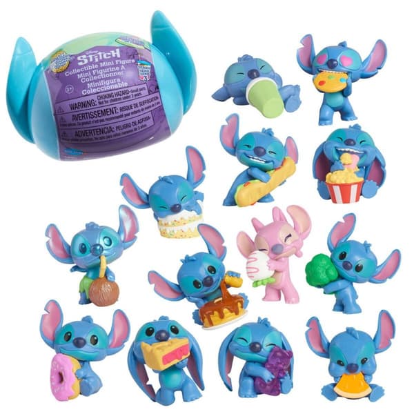 Disney Stitch - Blind Capsule Food Figures 5cm Asst. - (302-46288)