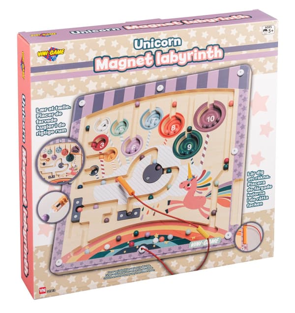 Vini Games - Unicorn Wood/Magnet Game (31913)