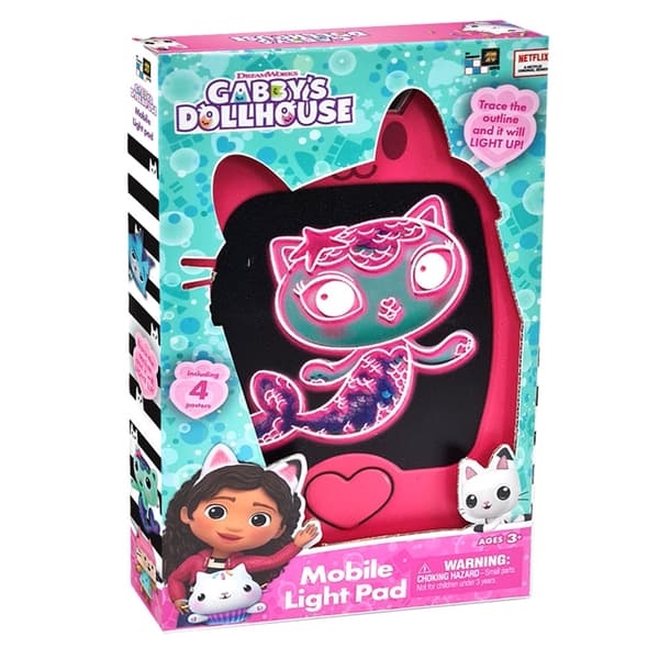 Big Glow - Gabbys Dollhouse Mini drawing board with light - (107101)