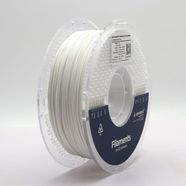 PLA-Filament till 3D-skrivare 1,75mm 1kg - Vit