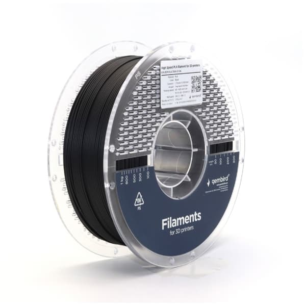 PLA Filament for 3D-skrivere 1.75mm 1kg - Svart