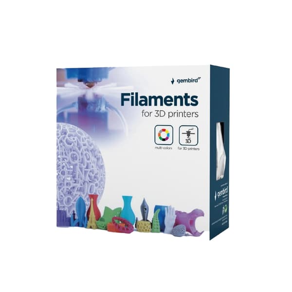 PLA filamentti 3D tulostimille 1.75mm 1kg - Svart