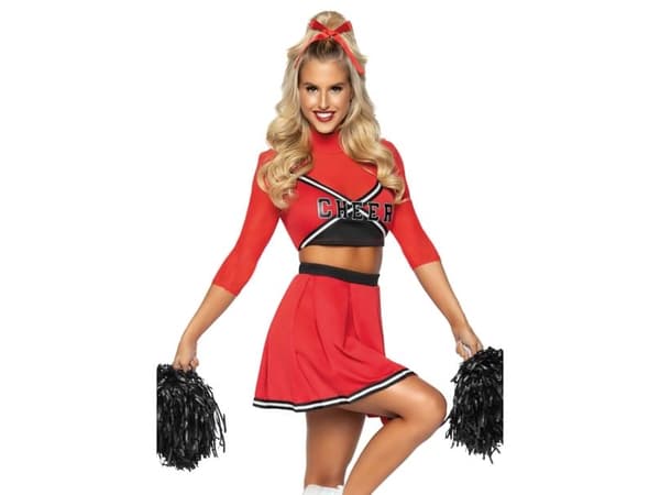 Varsity Cheerleader Babe kostym