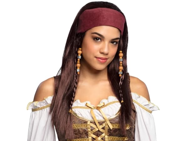 Boland Trinity, Rett, Brun, Kvinner, Polyester, Karneval, 225 g