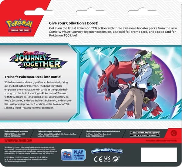 Pokémon Pokémon SV9 Journey Together 3P Blister (POK10336) - Assorted