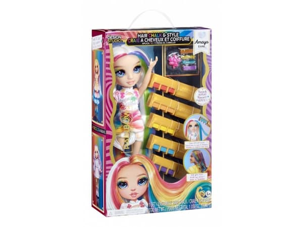 RAINBOW HIGH Hair Play Doll- Amaya (Rainbow)