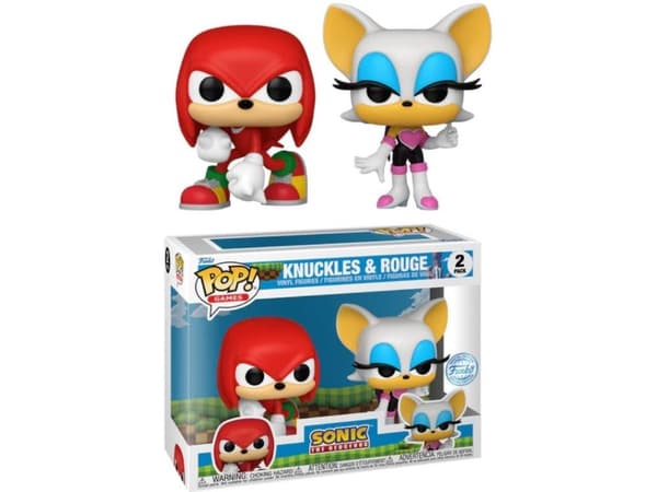 Funko! POP 2PK Sonic- Knuckles/Rouge