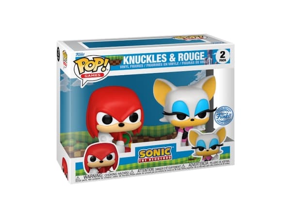 Funko! POP 2PK Sonic- Knuckles/Rouge