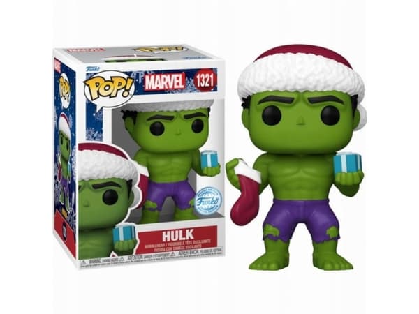Funko! POP Vinyl Excl Marvel Hulk in santa hat