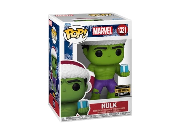 Funko! POP Vinyl Excl Marvel Hulk in santa hat