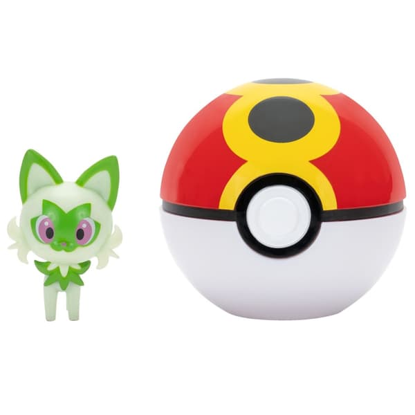 Pokmon - Clip N Go Sprigatito with Repeat Ball - (PKW4151)