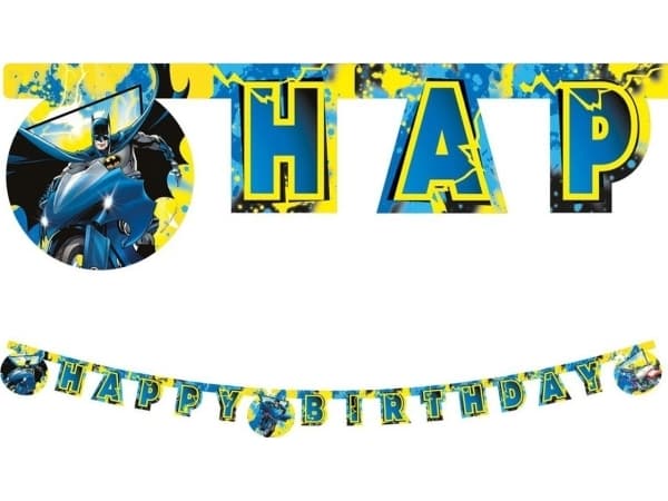 Batman fødselsdags banner