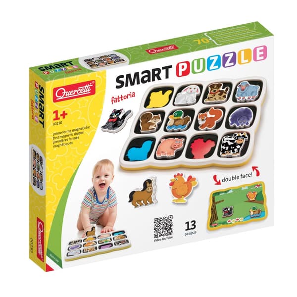 Quercetti - Smart Puzzle Farm - (QU-0230)