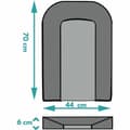 Miniatyrbild 2 av 3: Växlare Looping BCLPC 70 x 44 x 6 cm PVC Vit