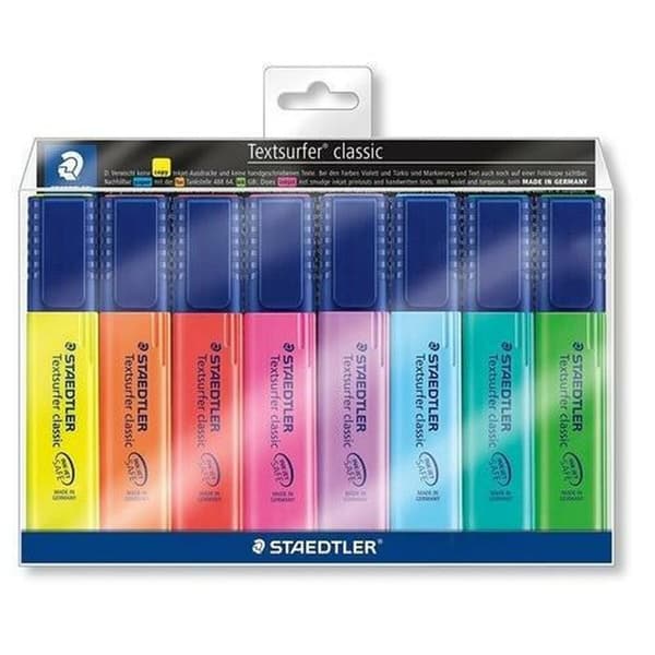 Fluorescerande markörsuppsättning Staedtler Textsurfer Classic Multicolour (5 antal)