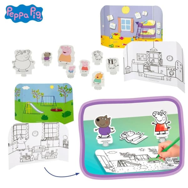 Utbildningsspel Peppa Pig 23 x 31 x 9 cm (6 antal)