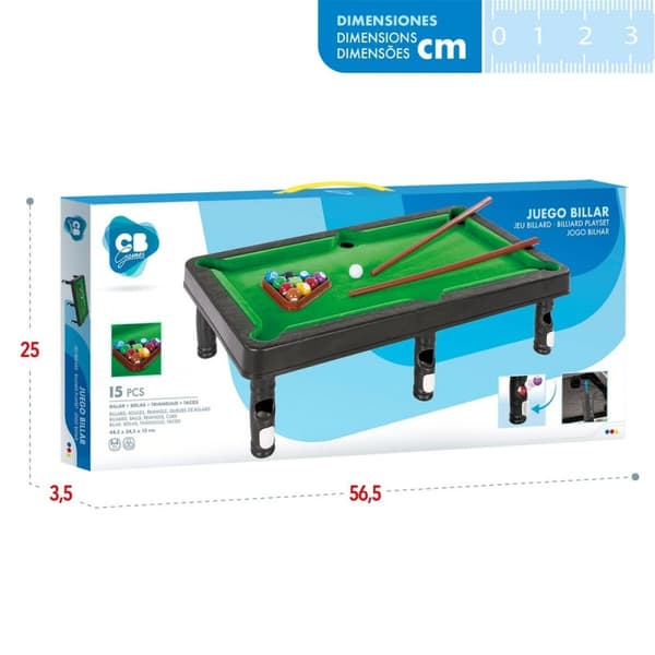 Biljard CB Games 44,5 x 13 x 24,5 cm (12 antal)