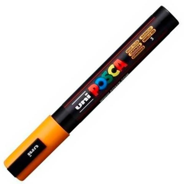 Tuschpennor POSCA PC-5M Orange (6 antal)