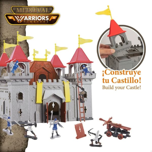 Byggsats Colorbaby Medieval Fighters 25 Delar (4 antal)