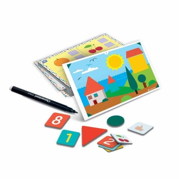 Pedagogiskt spel för små barn Clementoni Case Figures Shapes (FR)