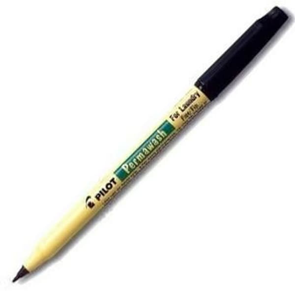 Spritpenna Pilot Permawash Svart (12 antal)