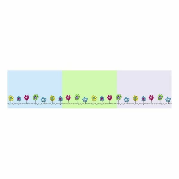 Skydd till spjälsäng Cool Kids Patch Garden (60 x 60 x 60 + 40 cm)