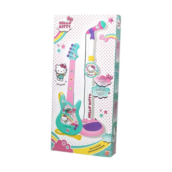 Gitarr för barn Hello Kitty Mikrofon