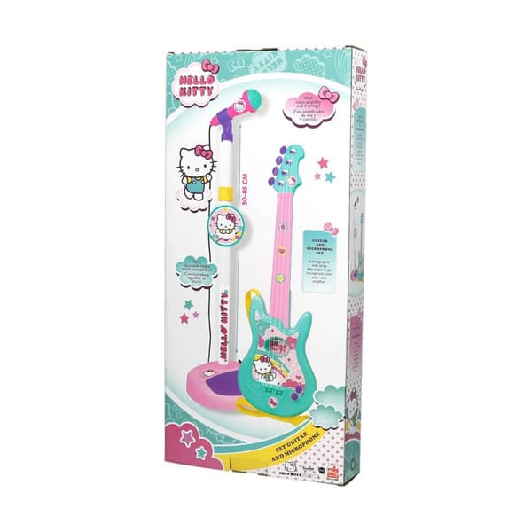 Gitarr för barn Hello Kitty Mikrofon