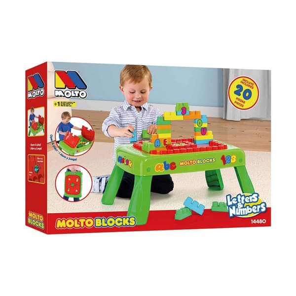 Interaktiv leksak Moltó Blocks Desk 65 x 28 cm
