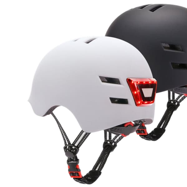 Hjälm för elscooter Youin LED Vit