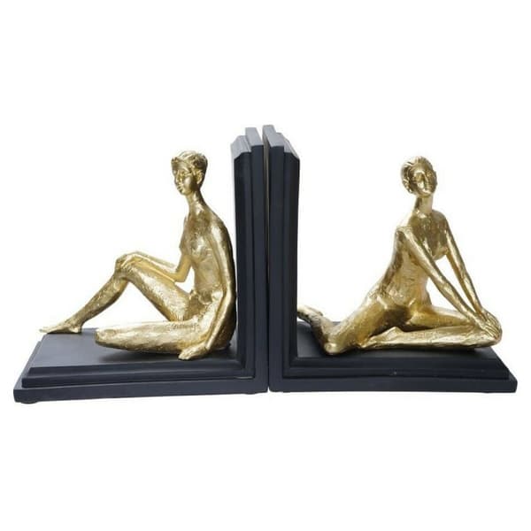 Könyvtámasz DKD Home Decor Harts (31.5 x 9.5 x 20.5 cm) (2 pcs)