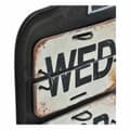 Miniatyrbild 4 av 4: Kalender DKD Home Decor Metall 42 x 3,5 x 27 cm Svart Vit