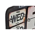 Miniatyrbild 2 av 4: Kalender DKD Home Decor Metall 42 x 3,5 x 27 cm Svart Vit