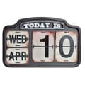 Miniatyrbild 1 av 4: Kalender DKD Home Decor Metall 42 x 3,5 x 27 cm Svart Vit