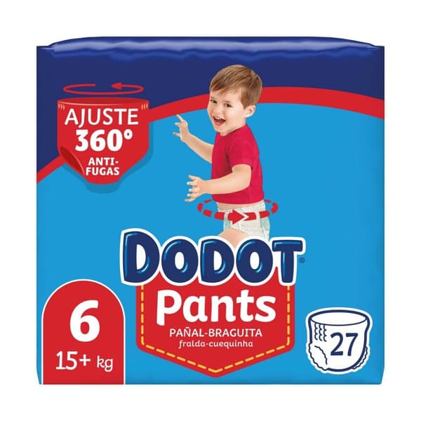 Engångsblöjor Dodot Dodot Pants 15+ kg Storlek 6 27 antal