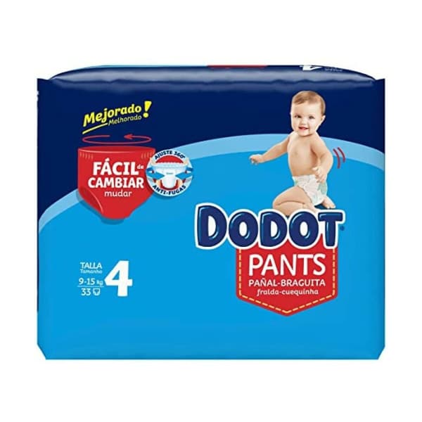 Engångsblöjor Dodot Dodot Pants 9-15 kg 33 antal