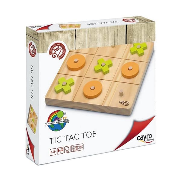 Luffarschack Cayro Tic Tac Toe 20 x 20 x 4 cm