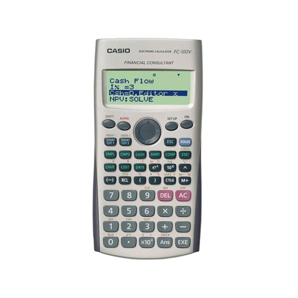 Vetenskaplig Kalkylator Casio FC-100V Svart Grå