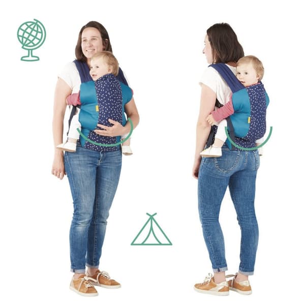 Bärstol Badabulle Easy & Go 15 kg Blå Ergonomiskt 0-4 år