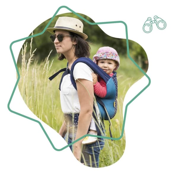 Bärstol Badabulle Easy & Go 15 kg Blå Ergonomiskt 0-4 år