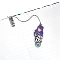 Miniatyrbild 2 av 2: Brevpapper Set Gorjuss Smitten kitten Purpur Svart Vit