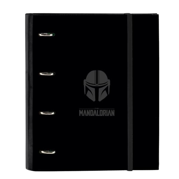 Ringpärm The Mandalorian Svart (27 x 32 x 3.5 cm)