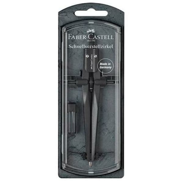 Kompass Faber-Castell Svart (5 antal)