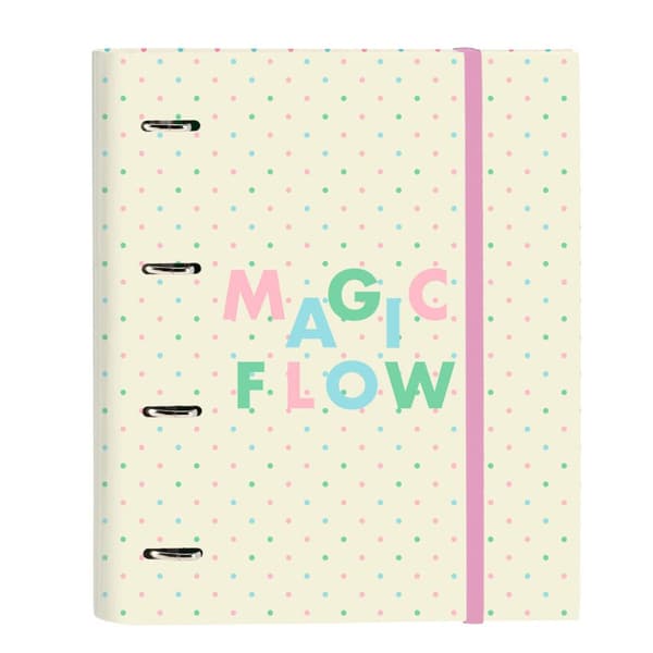 Ringpärm Glow Lab Magic flow Beige (27 x 32 x 3.5 cm)