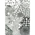 Miniatyrbild 2 av 3: Ritpapper Talens Sakura Zentangle Vit 20 Delar