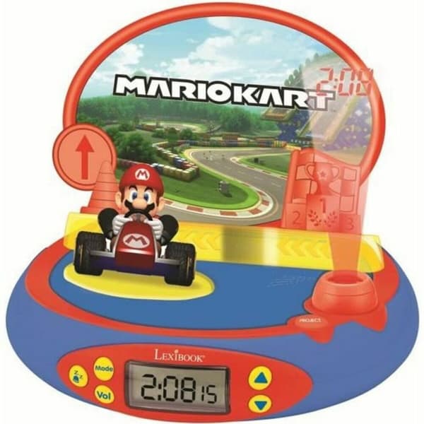 Väckarklocka Lexibook Mario Kart Projektor med ljud