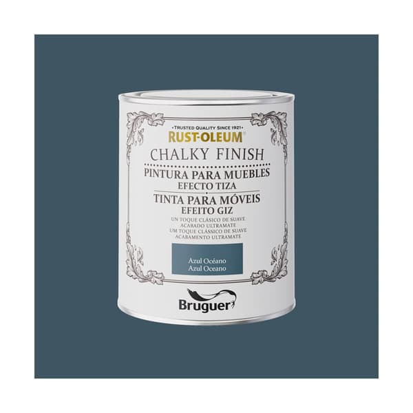 Måla Bruguer Rust-oleum Chalky Finish 5733886 Möbler 750 ml Azul Océano