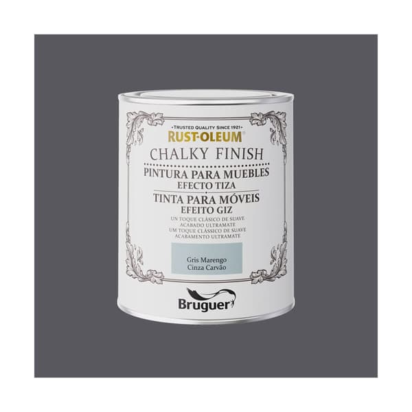 Måla Bruguer Rust-oleum Chalky Finish 5733887 Möbler 750 ml Mörkgrå