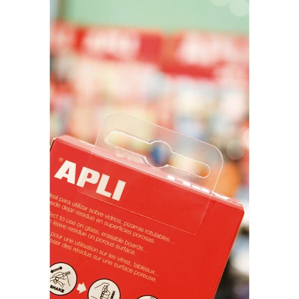 Klädhängare Apli Transparent Plast (100 antal)